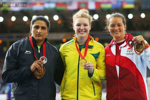 Jade Lally - Commonwealth Games Glasgow 2014 Women's Discus Bronze Medal